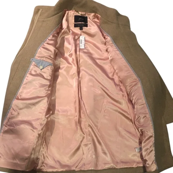 J. Crew Tan Wool Coat - Picture 6 of 7